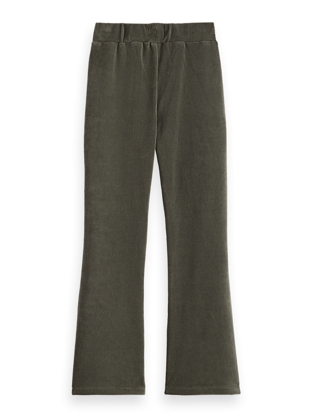 Girls Velvet ribbed leggings
