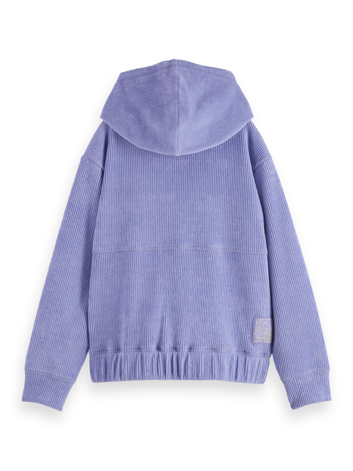 Girls Corduroy zip-up hoodie