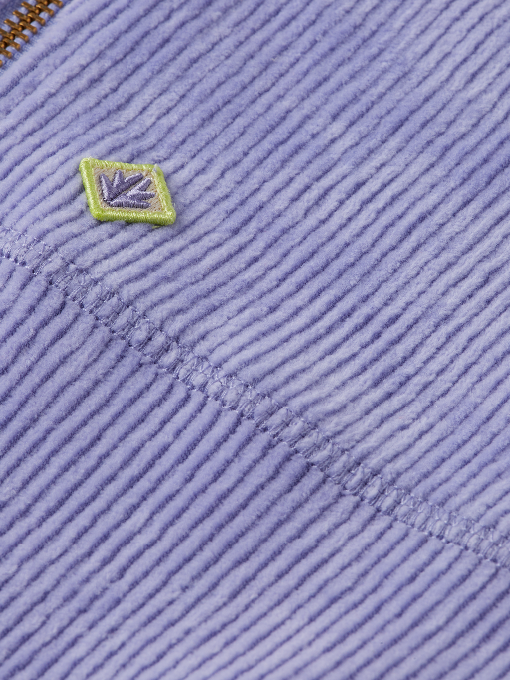 Girls Corduroy zip-up hoodie