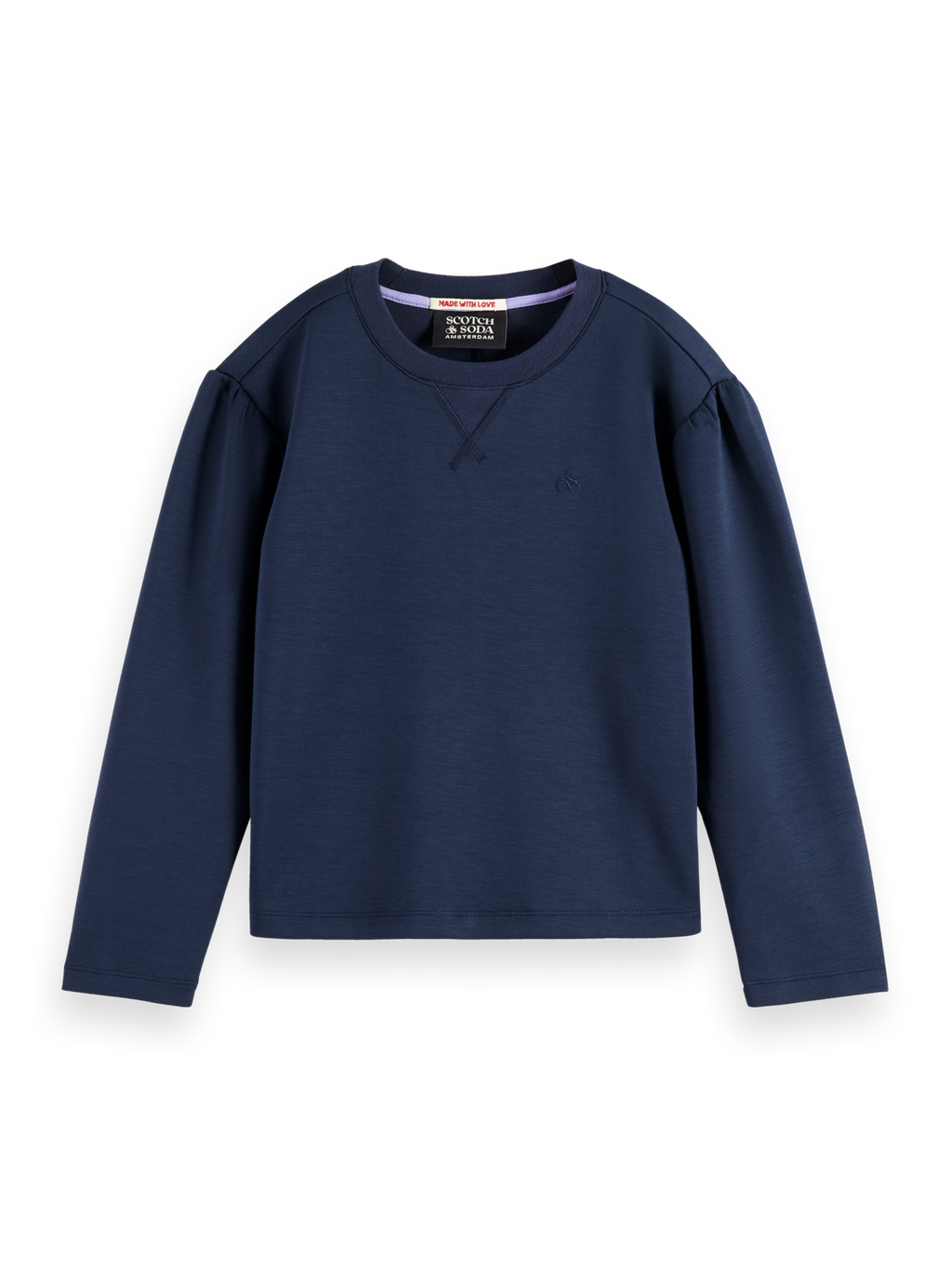 Girls Essential Relaxed modal-blend crewneck sweatshirt