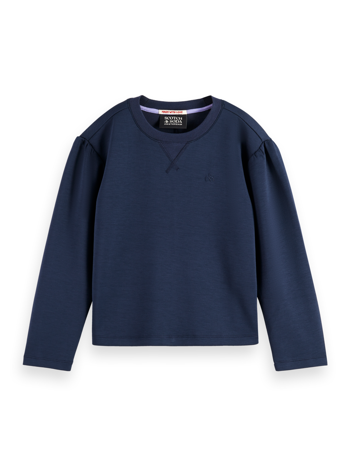 Girls Essential Relaxed modal-blend crewneck sweatshirt