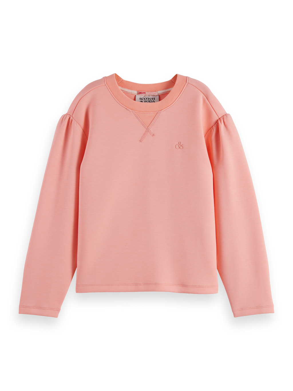 Girls Relaxed modal-blend crewneck sweatshirt