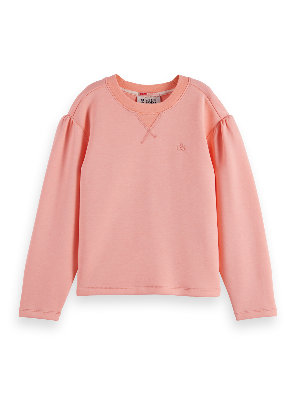 Girls Relaxed modal-blend crewneck sweatshirt
