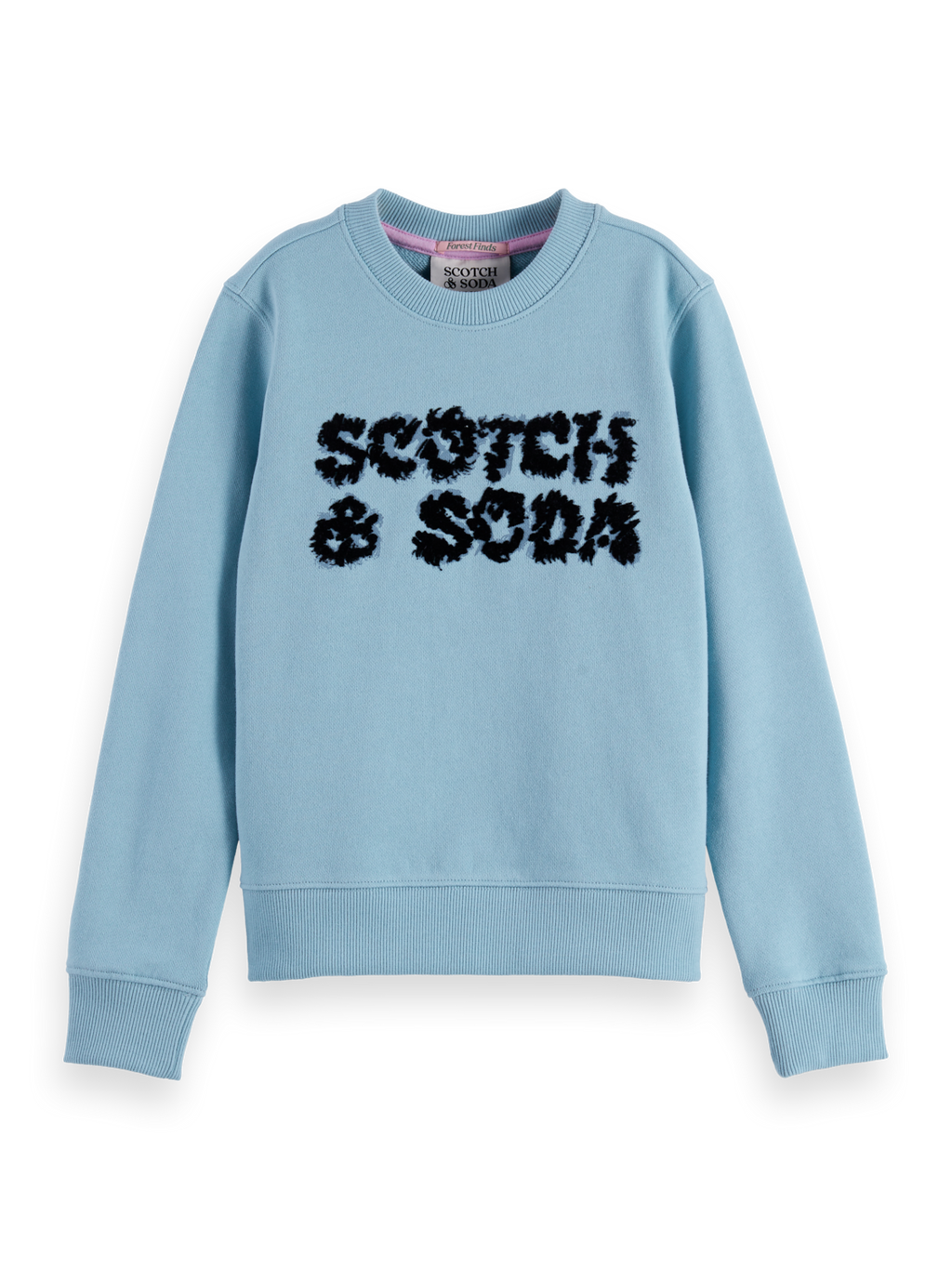 Girls Regular garment-dyed artwork sweatshirt