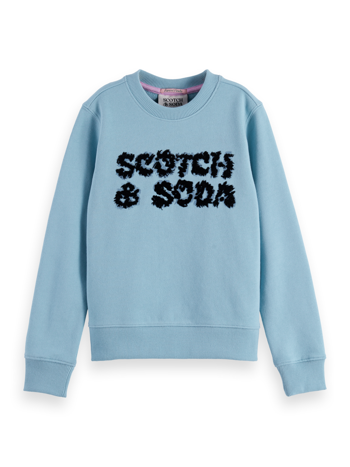 Girls Regular garment-dyed artwork sweatshirt
