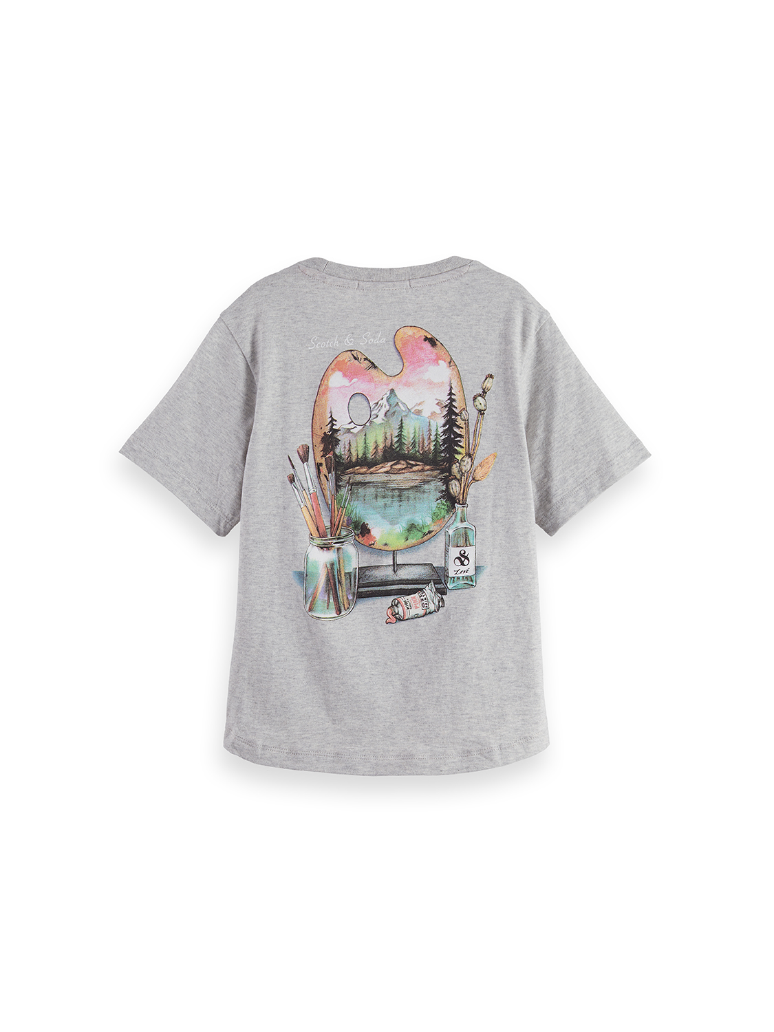 Girls Relaxed-fit knotted artwork t-shirt