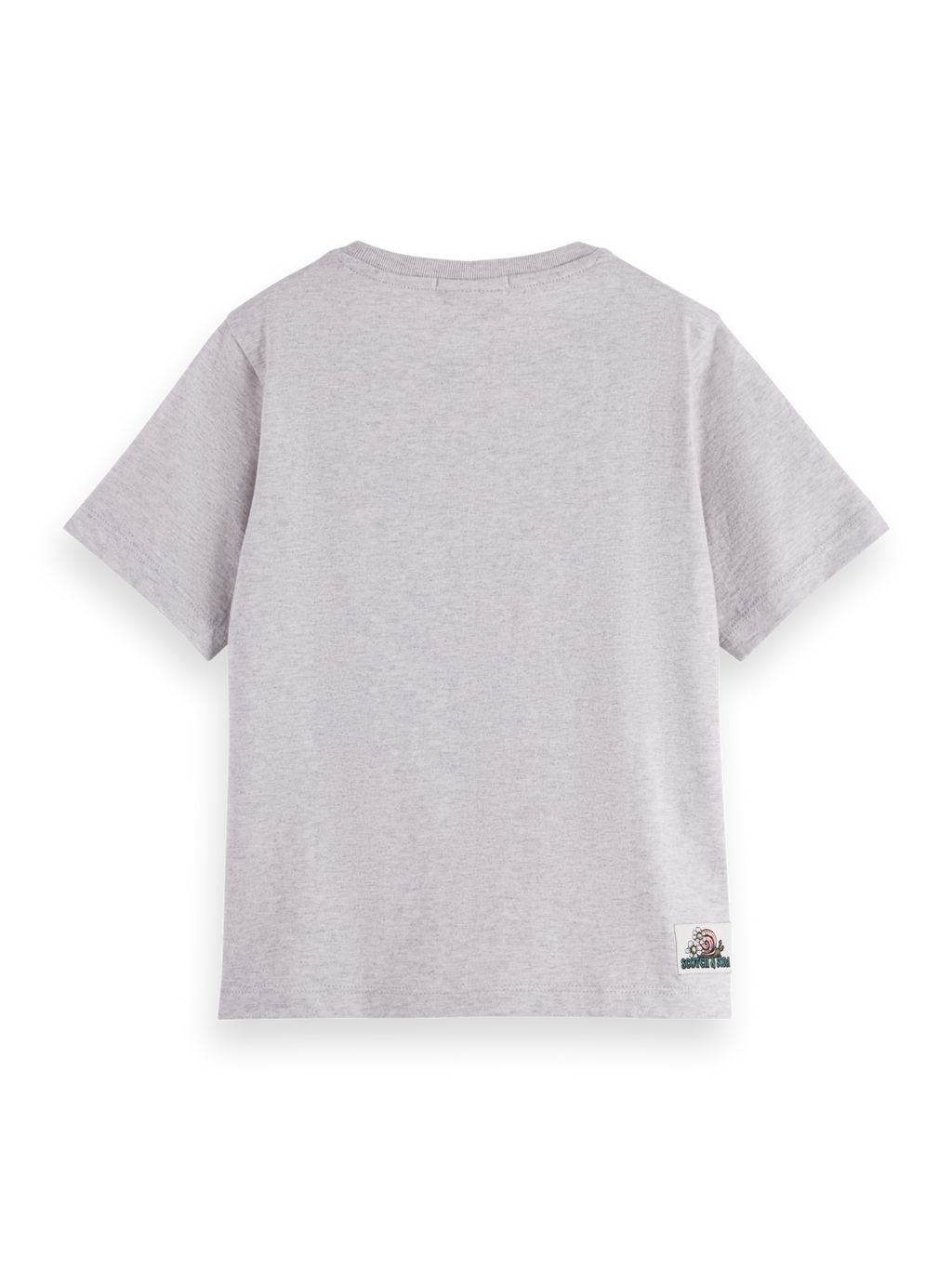 Girls Relaxed melange artwork t-shirt