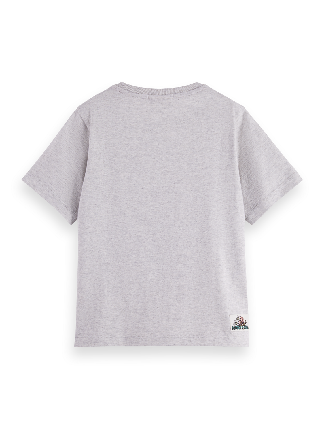 Girls Relaxed melange artwork t-shirt