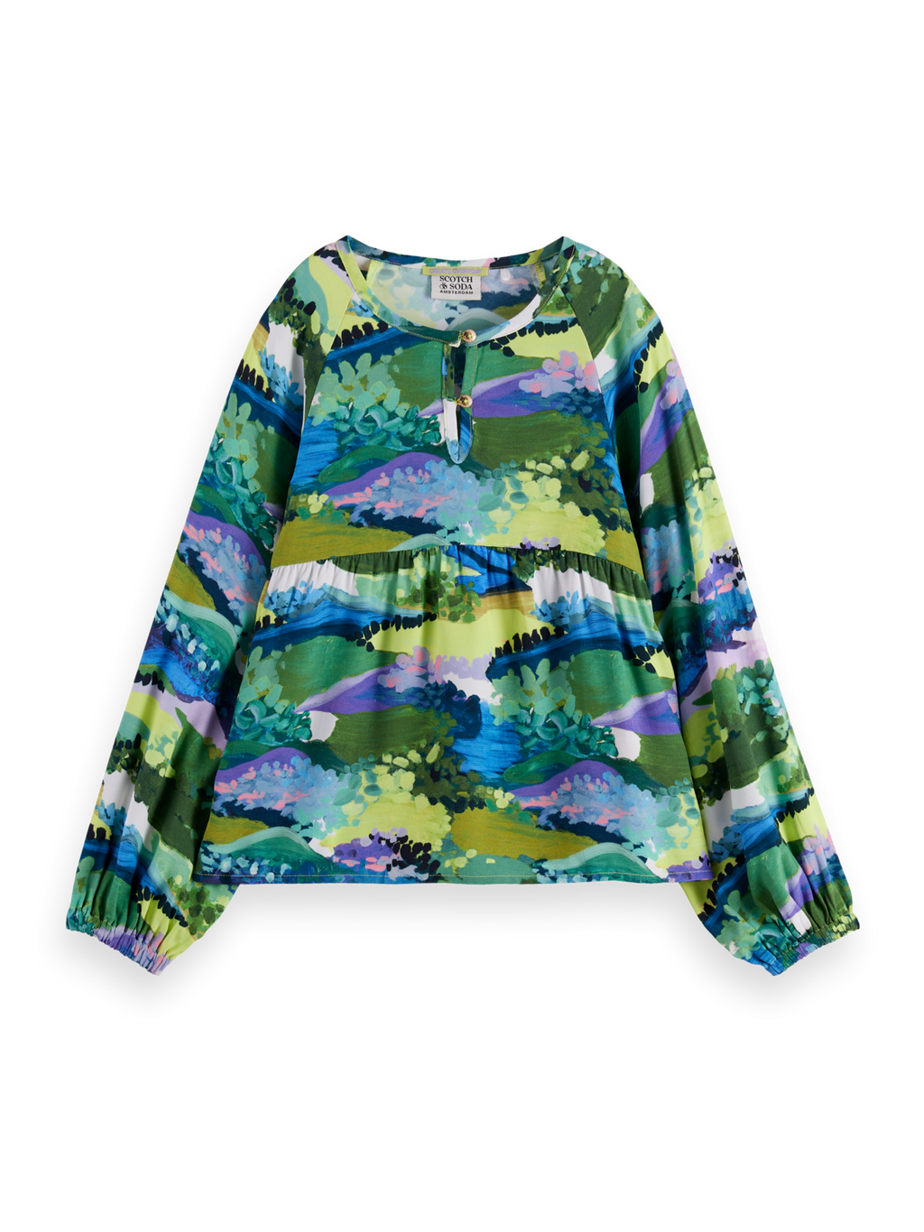 Girls Printed viscose top