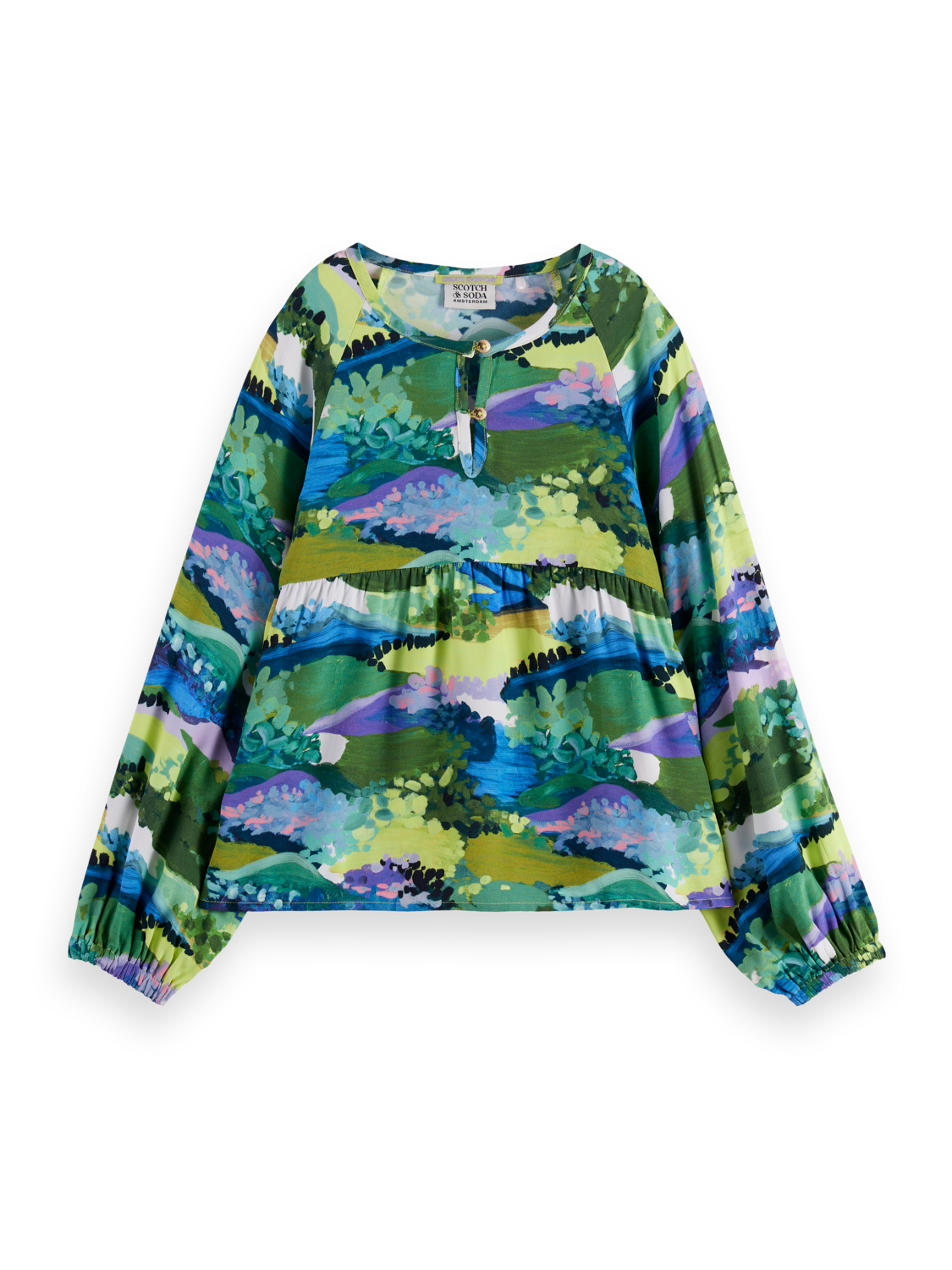 Girls Printed viscose top