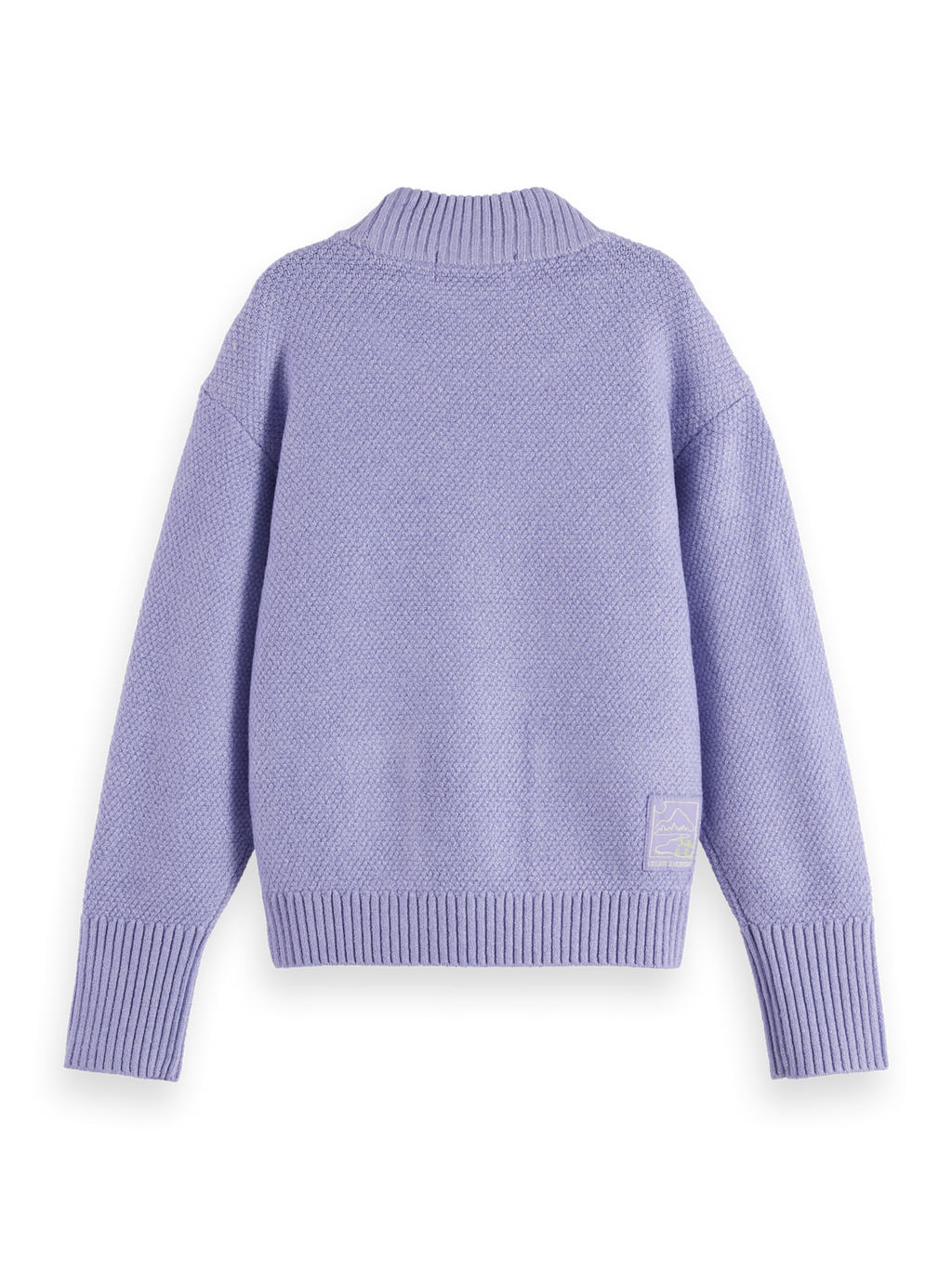 Girls Mock neck pullover with pockets
