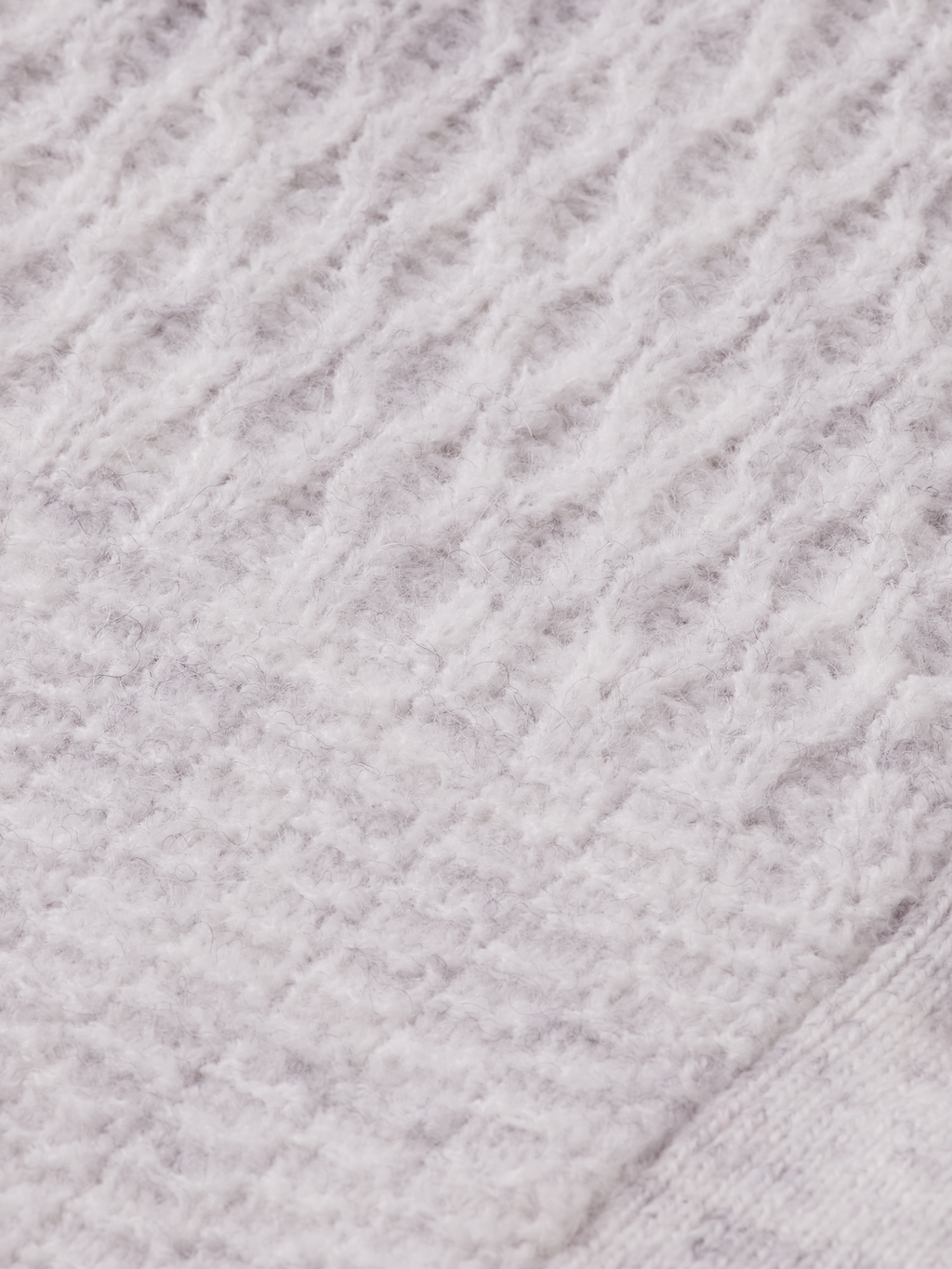 Girls Patchwork melange alpaca-blend cardigan