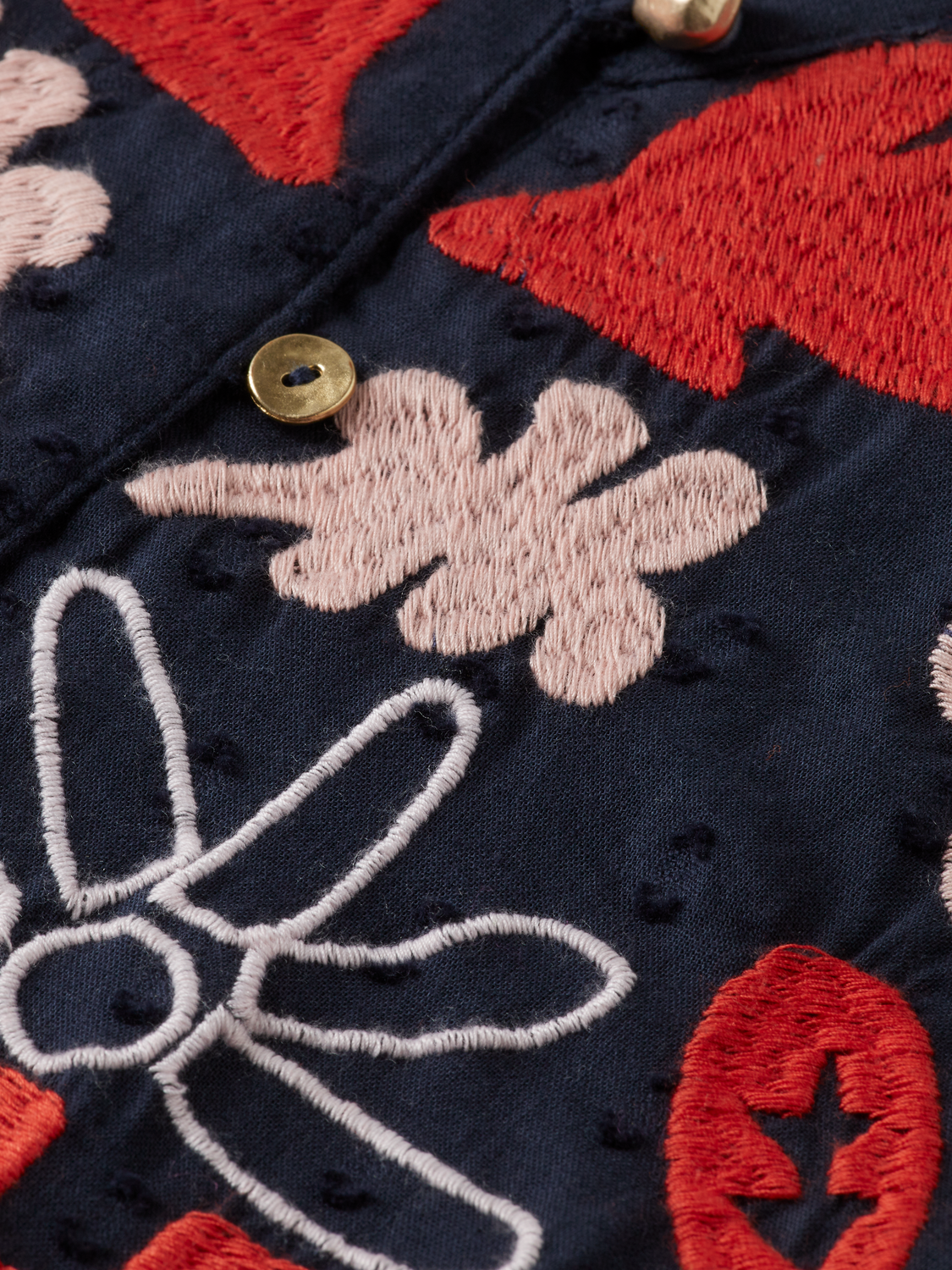 Girls Clip jacquard embroidered dress