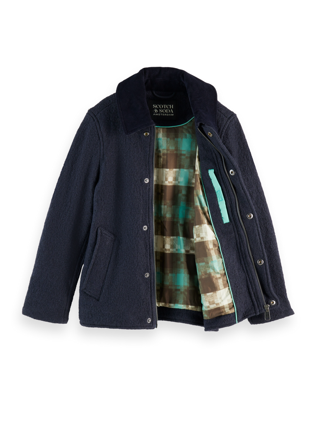 Boys Wool-blend overcoat