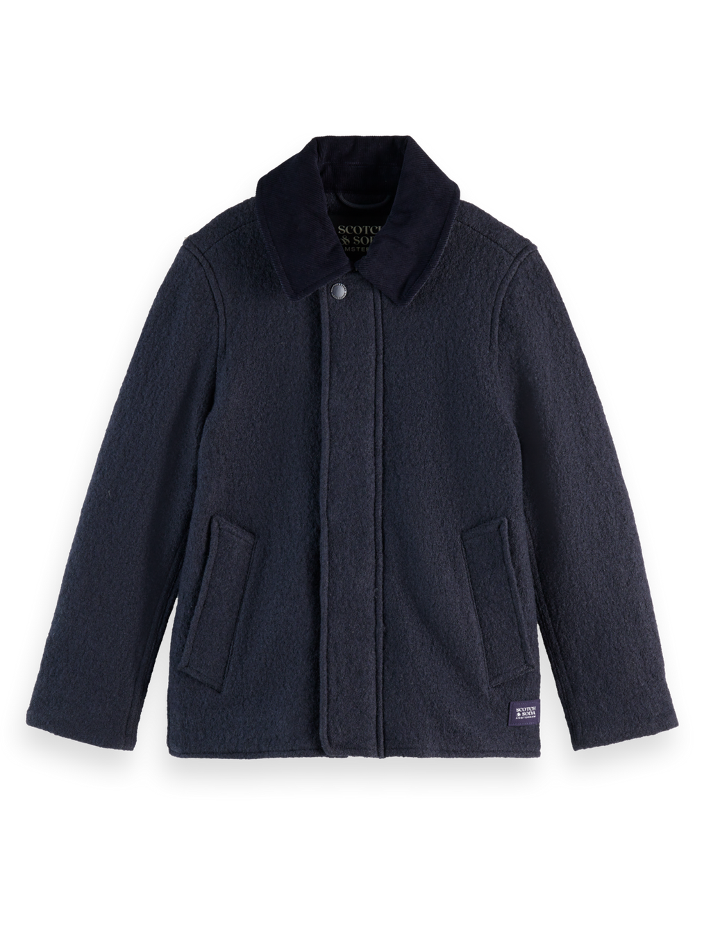Boys Wool-blend overcoat