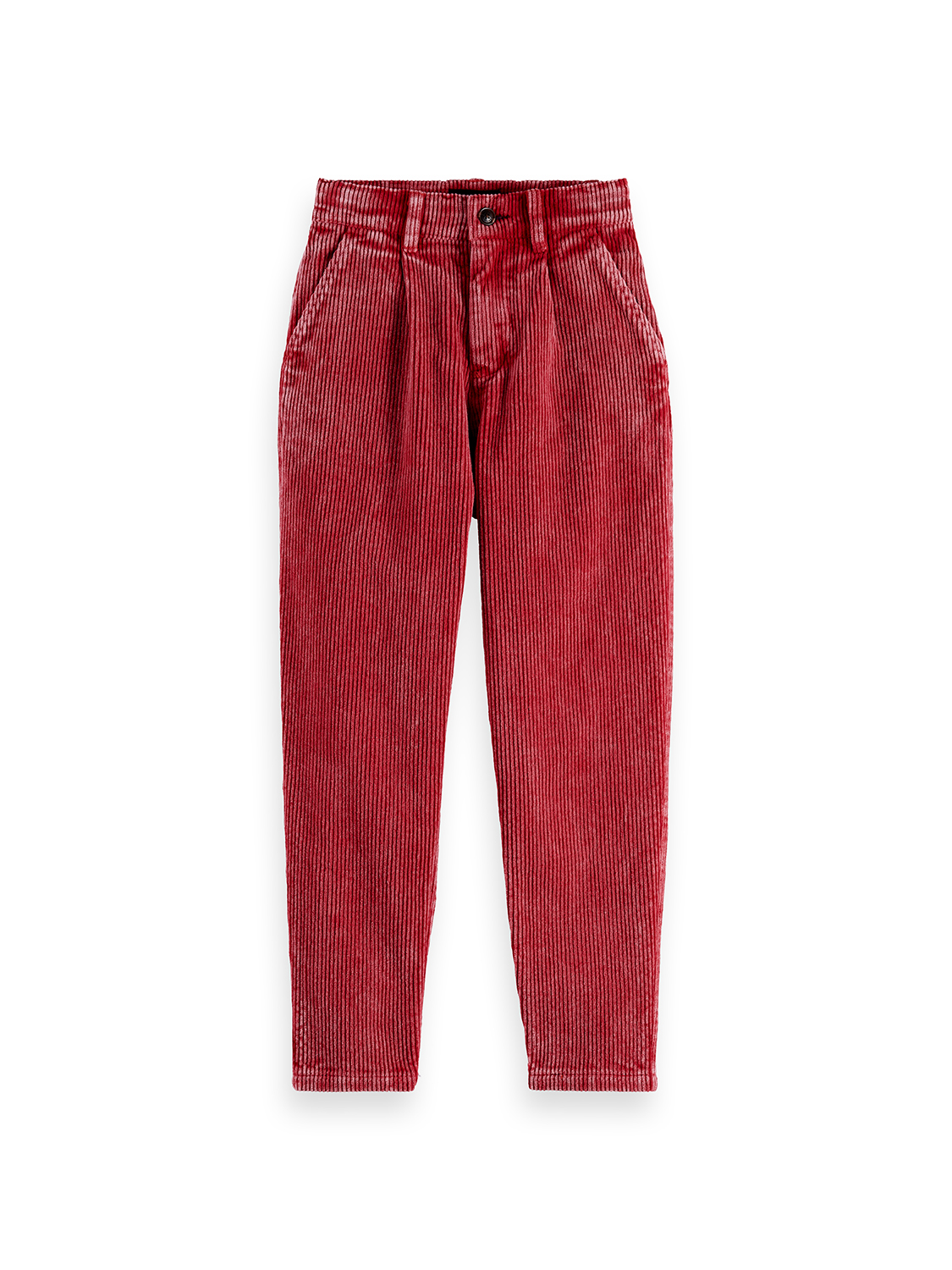 Boys Loose-tapered garment-dyed corduroy pants