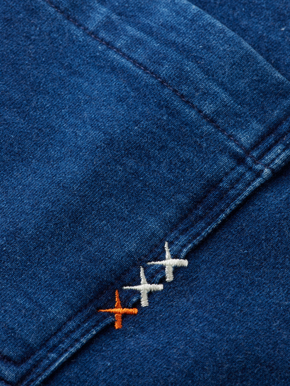 Chic indigo jersey shirt