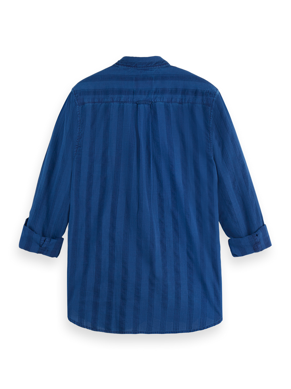 Textured striped weave shirt