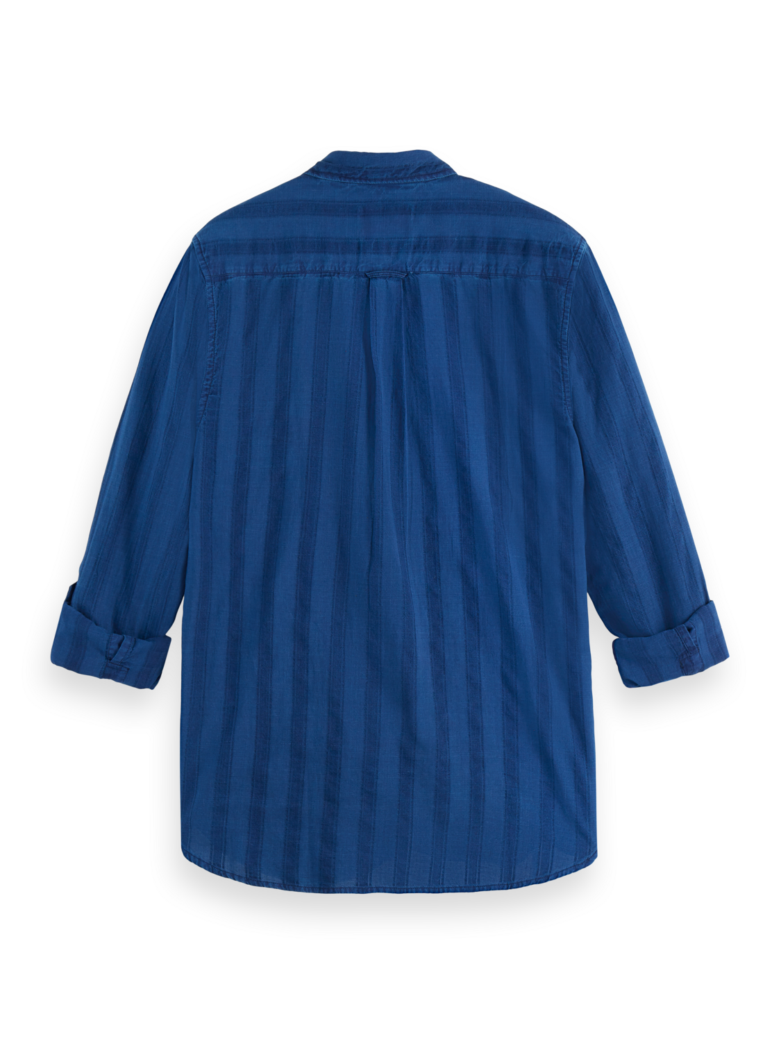 Textured striped weave shirt