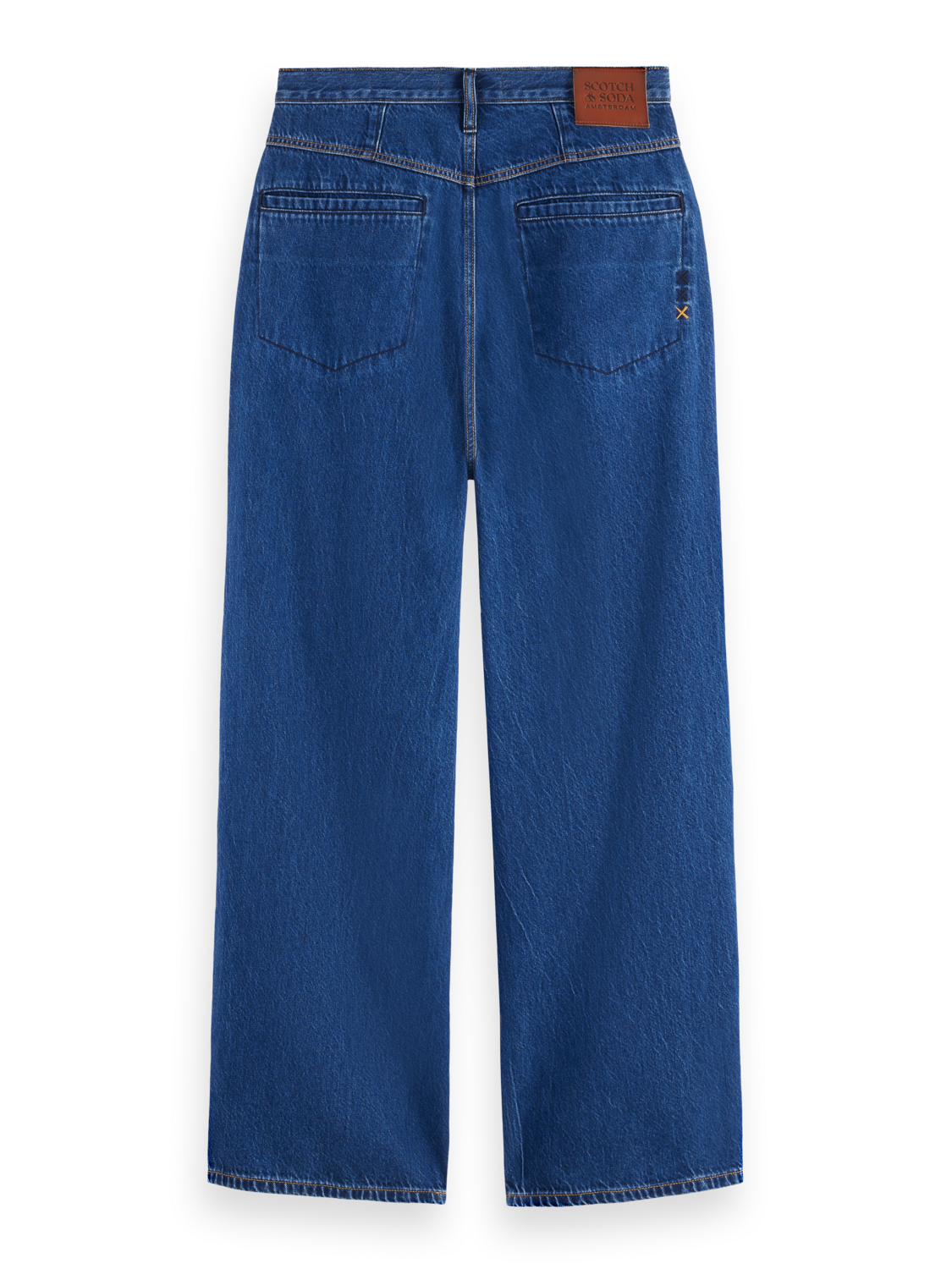 Seasonal super loose pleat denim