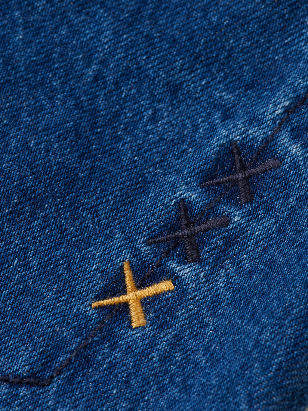Seasonal super loose pleat denim