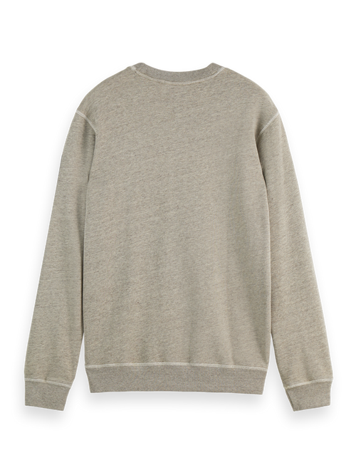 Denim washed artwork sweatshirt