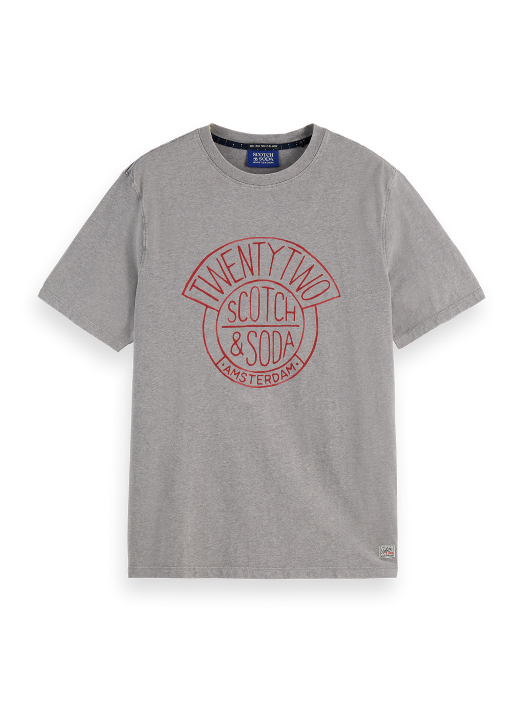 Denim artwork t-shirt