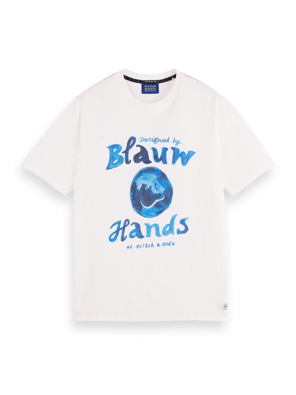 Denim artwork t-shirt