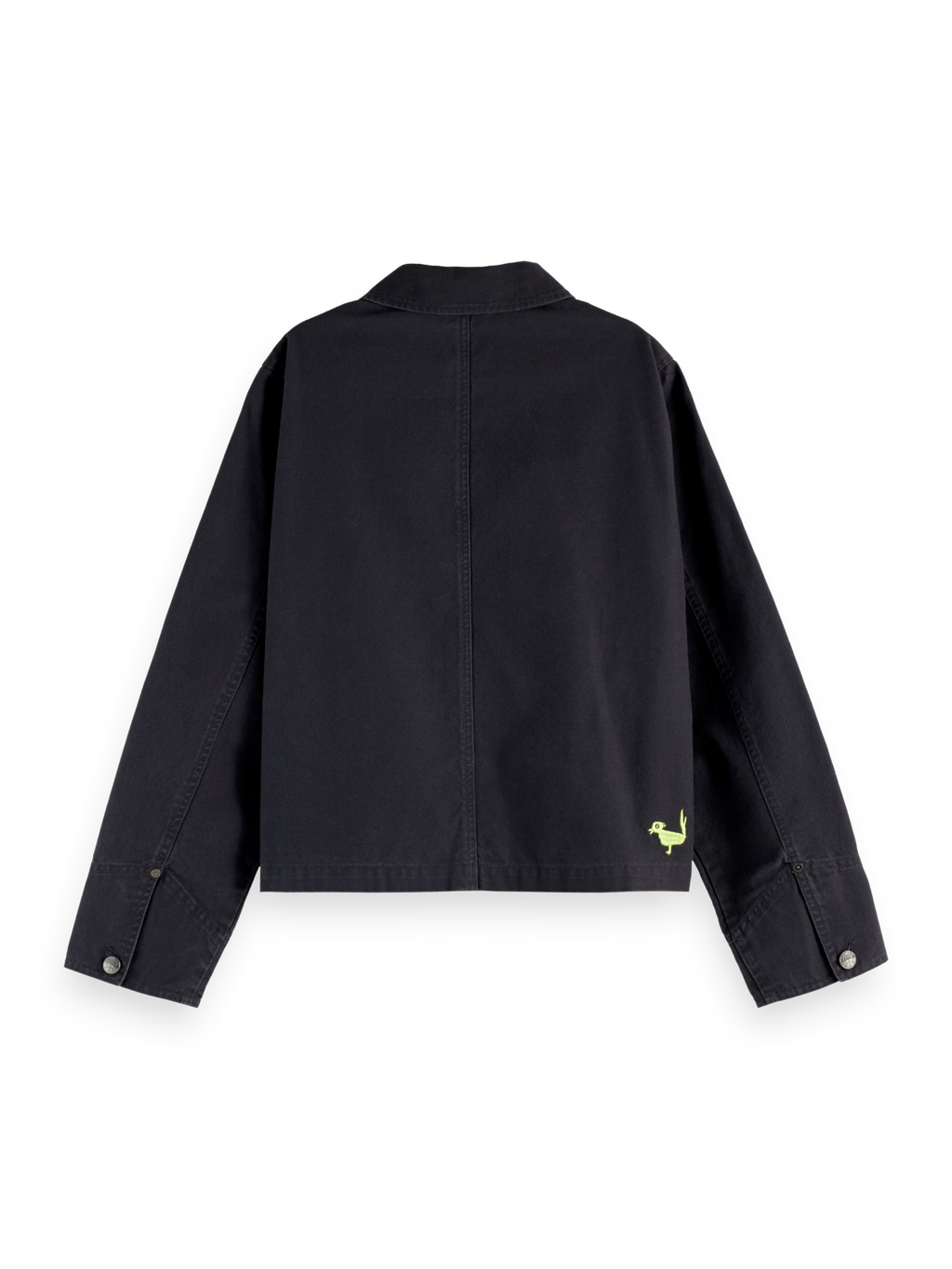 Washed workwear jacket