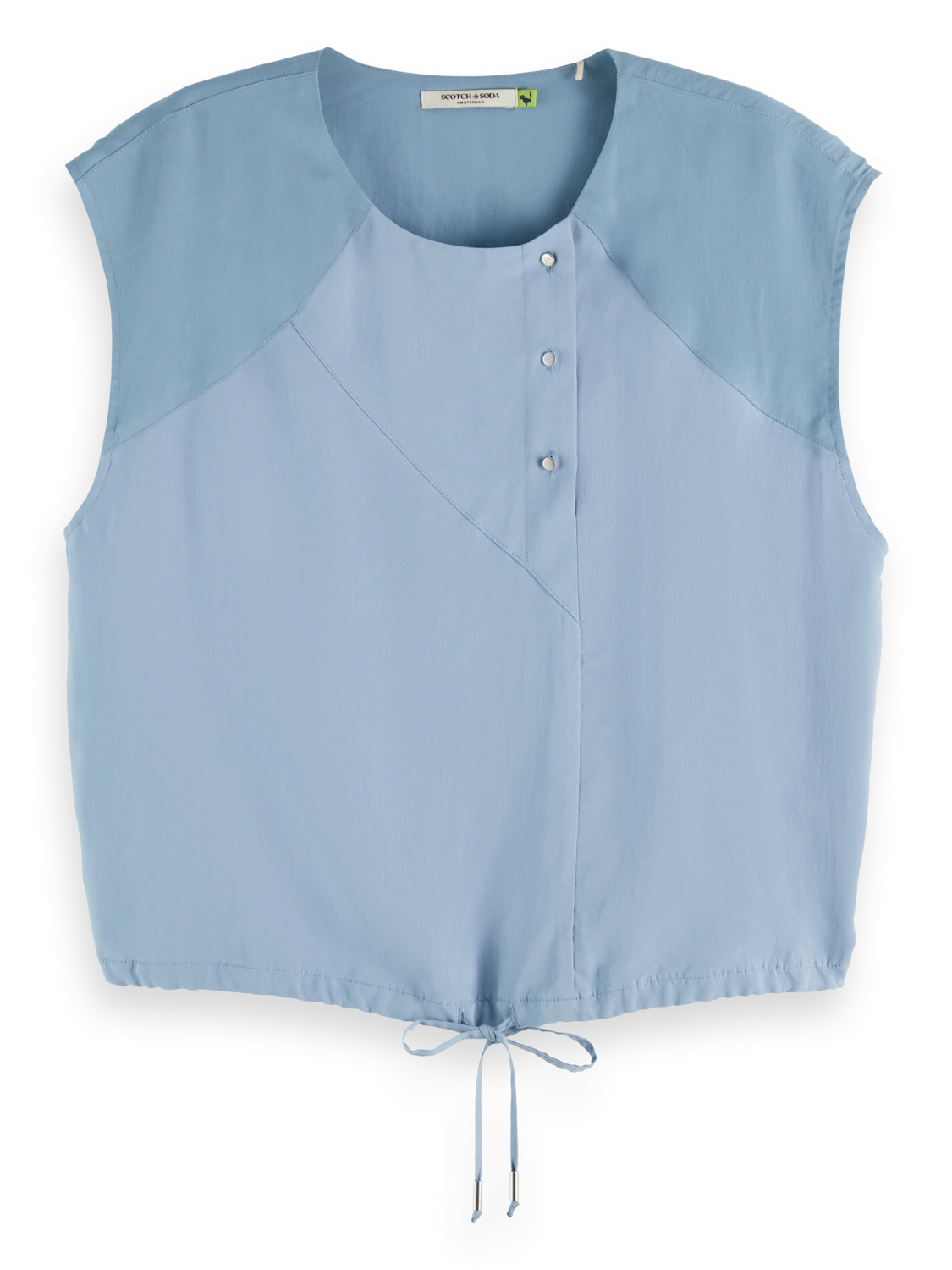 売れ筋商品|||スコッチアンドソーダ Tシャツ レディース トップス TANK - Top - shirting blue Tops & T-Shirts – Scotch & Soda Amsterdam