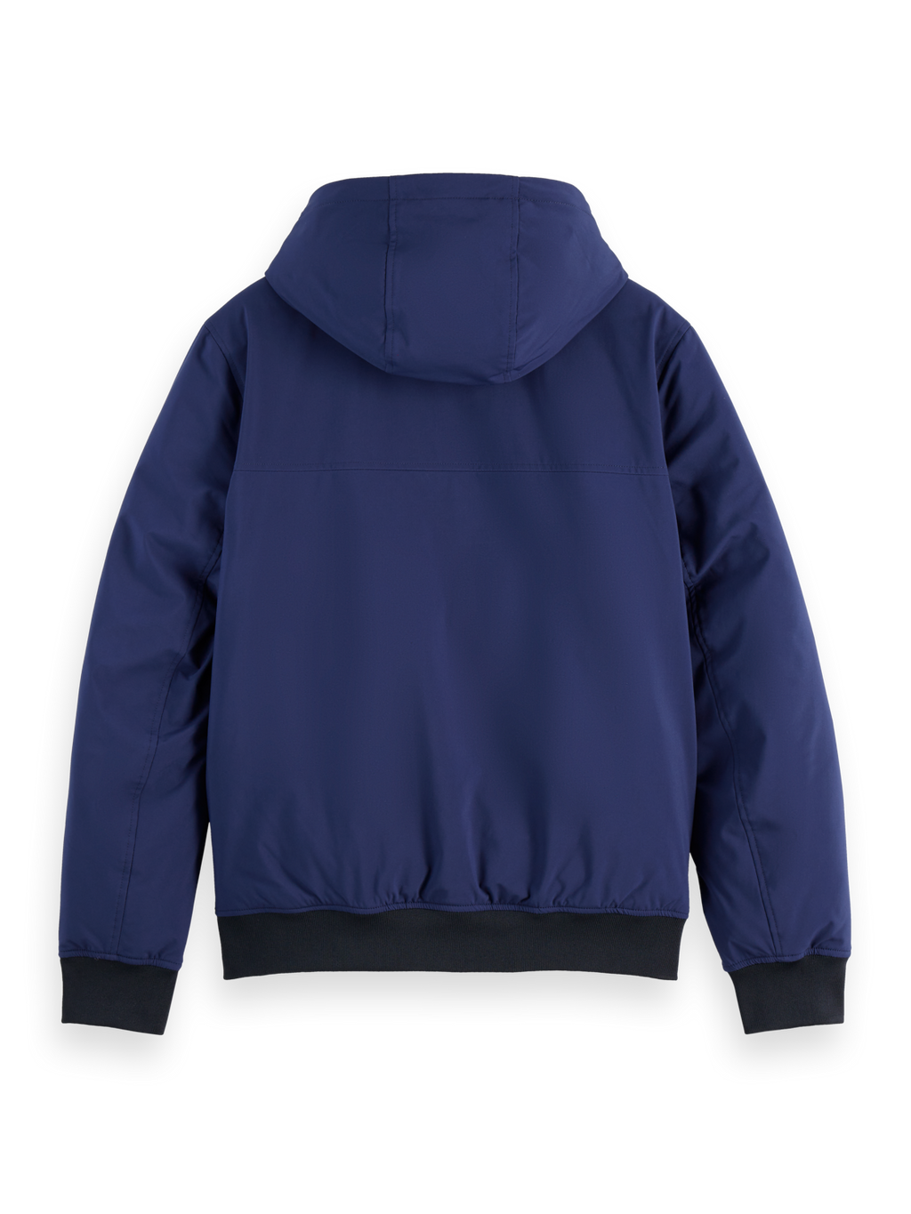Hooded softshell padded jacket
