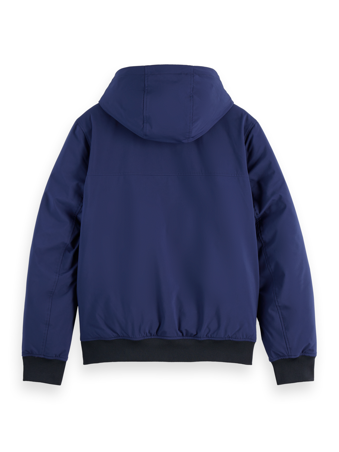 Hooded softshell padded jacket