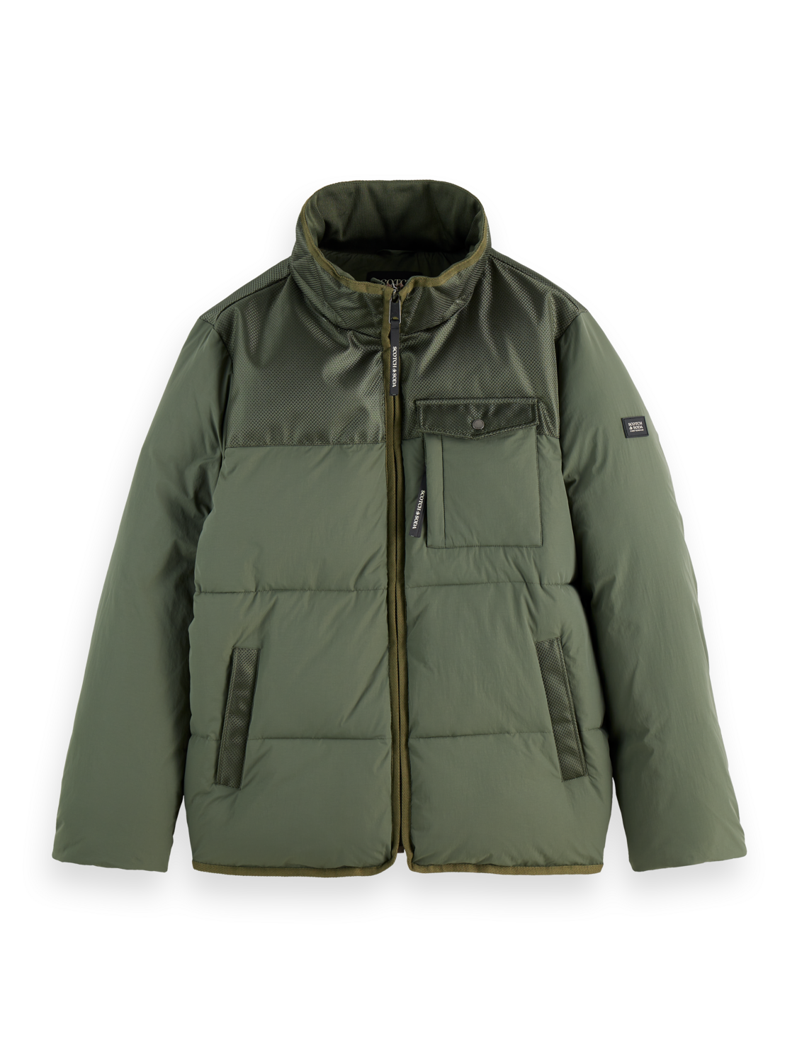 Hooded puffer jacket