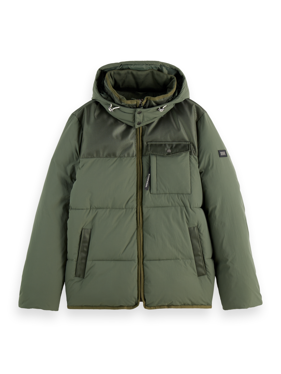 Hooded puffer jacket