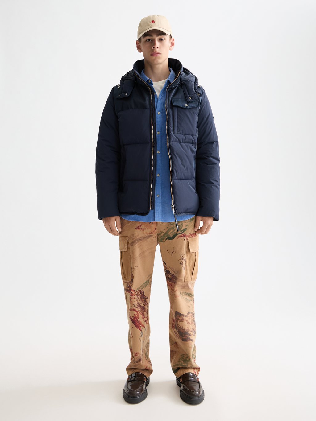 Hooded puffer jacket