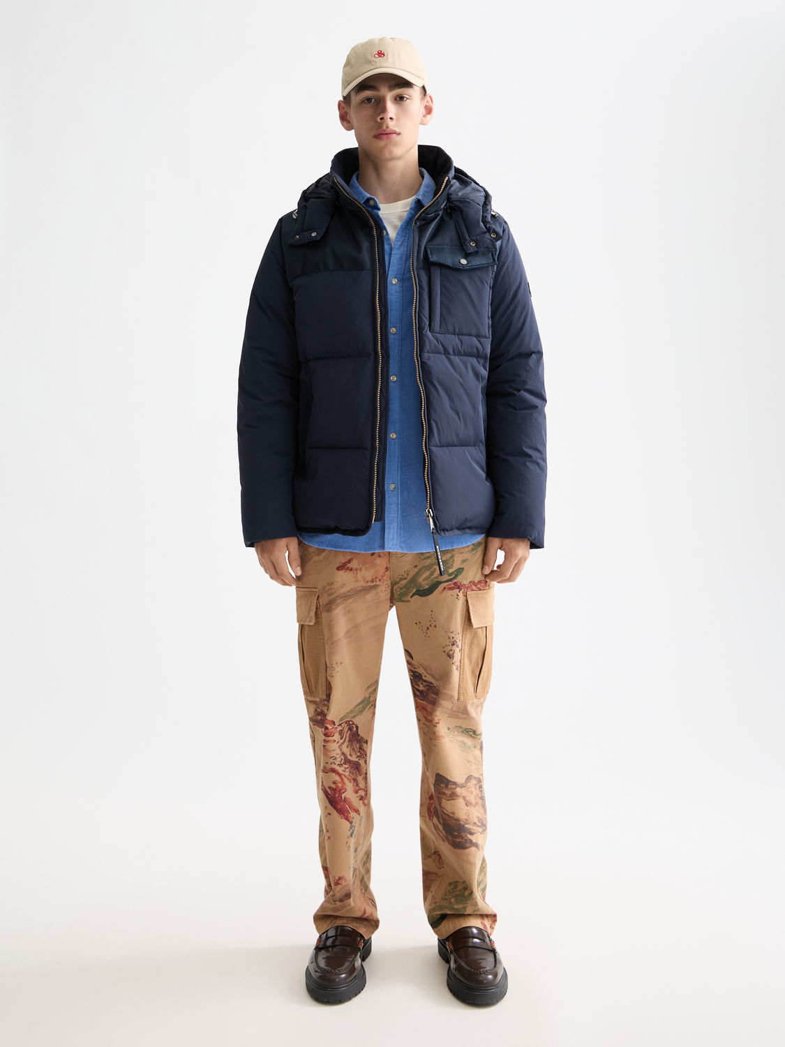 Hooded puffer jacket