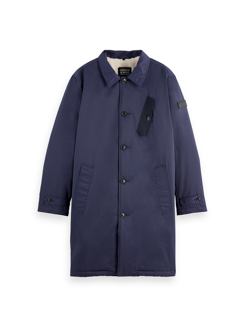 Teddy collar coat