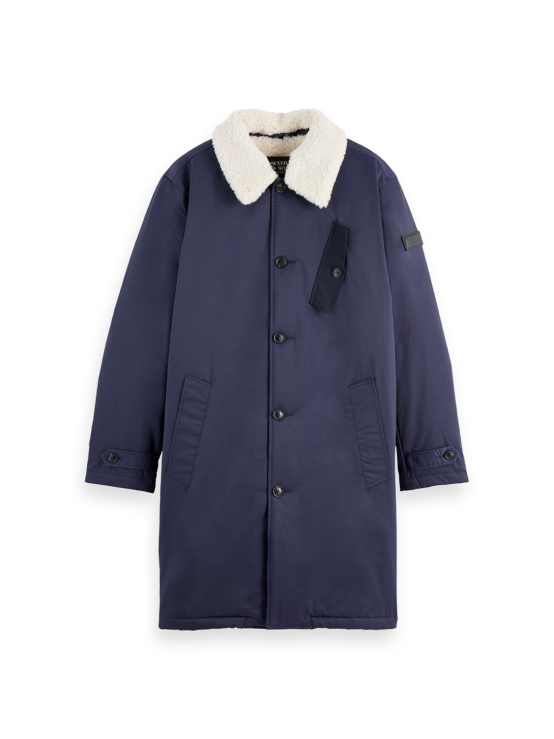 Teddy collar coat