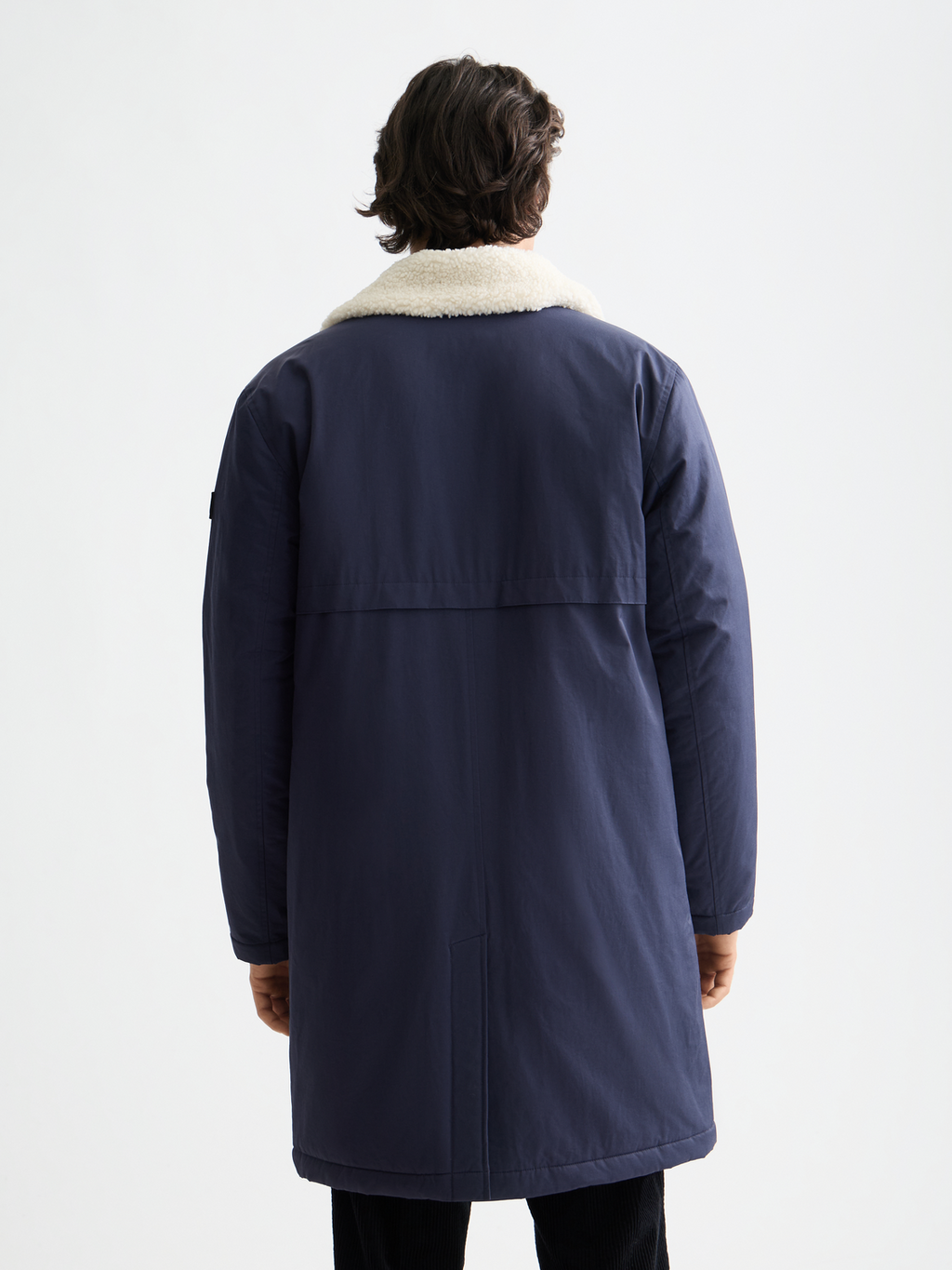 Teddy collar coat