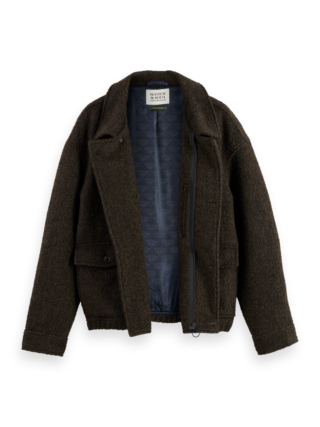 Short wool coat