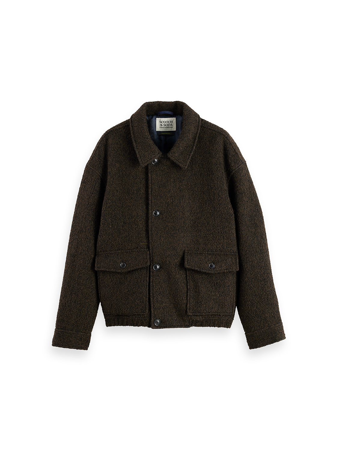 Short wool coat