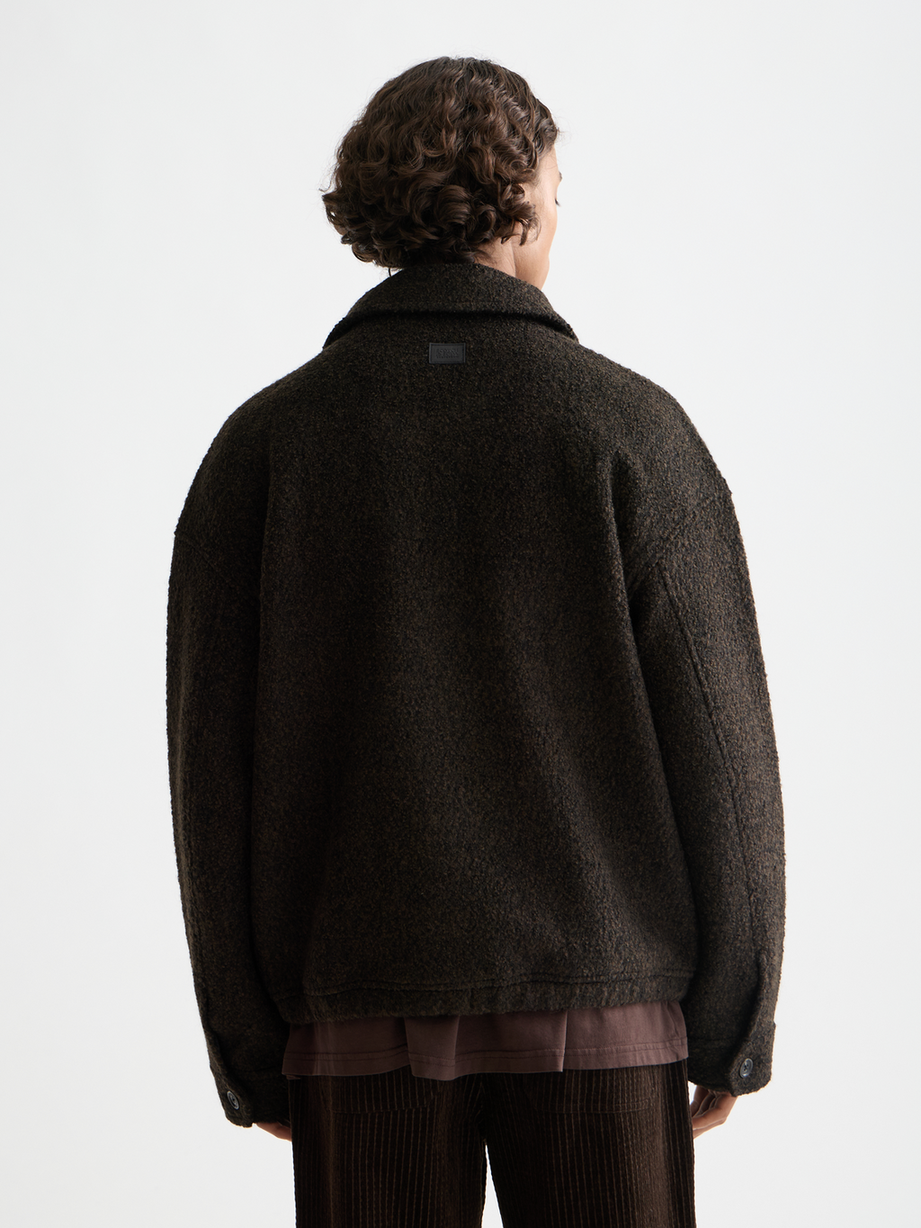 Short wool coat