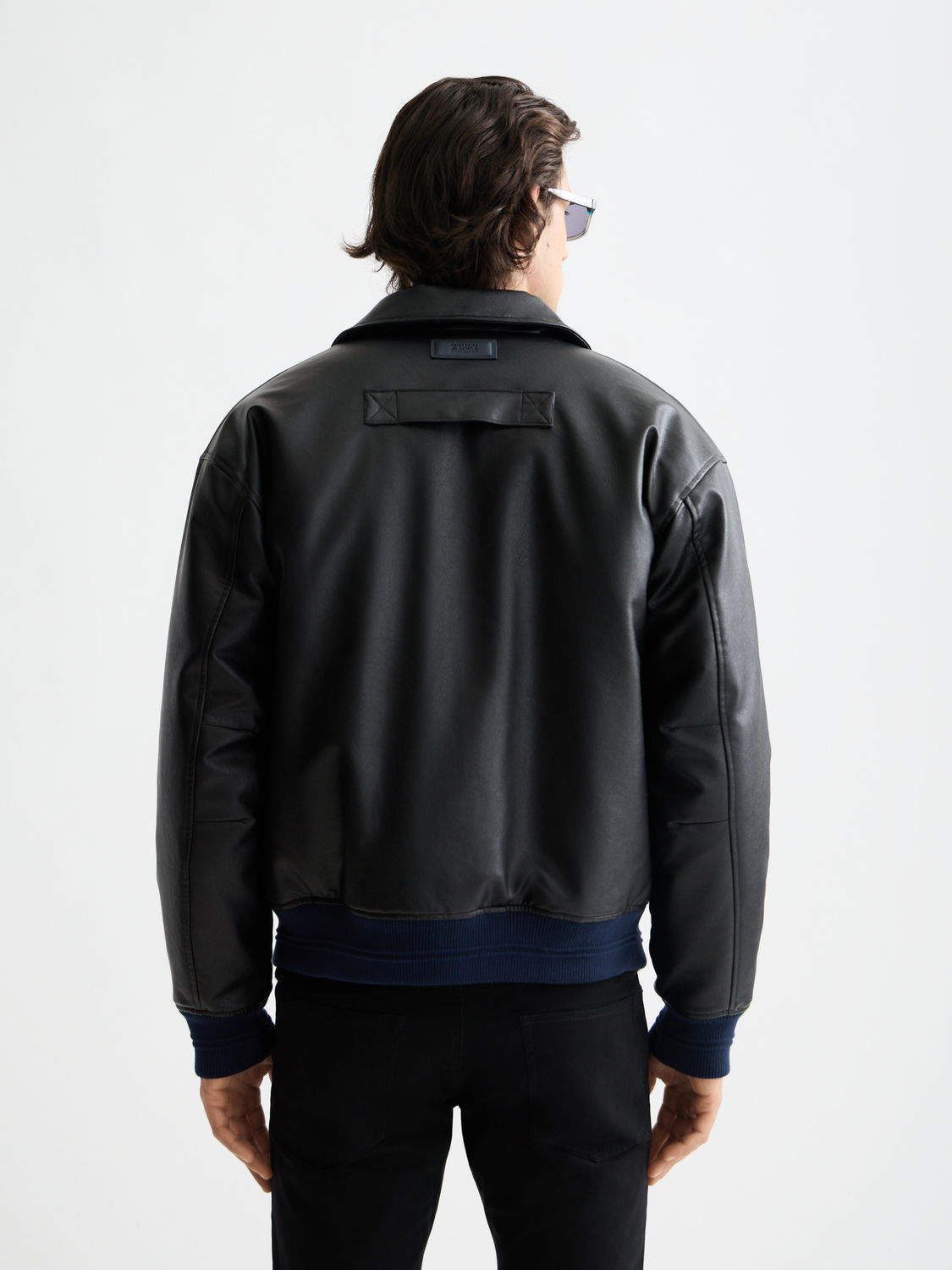 Vegan leather puffer