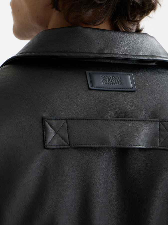 Vegan leather puffer – Scotch & Soda Amsterdam