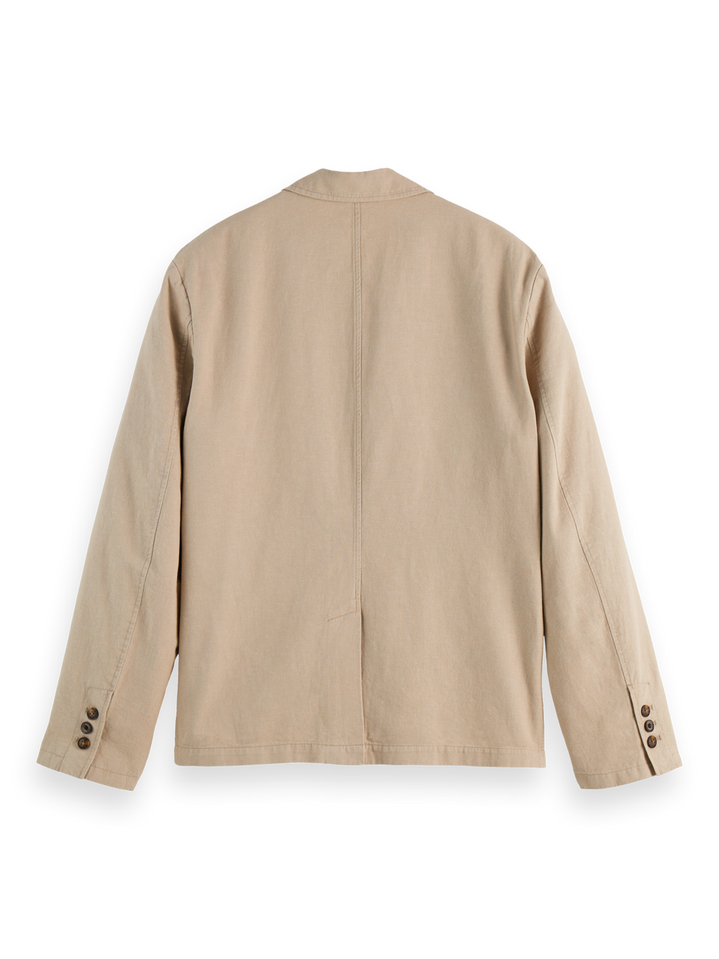 cotton linen twill blazer