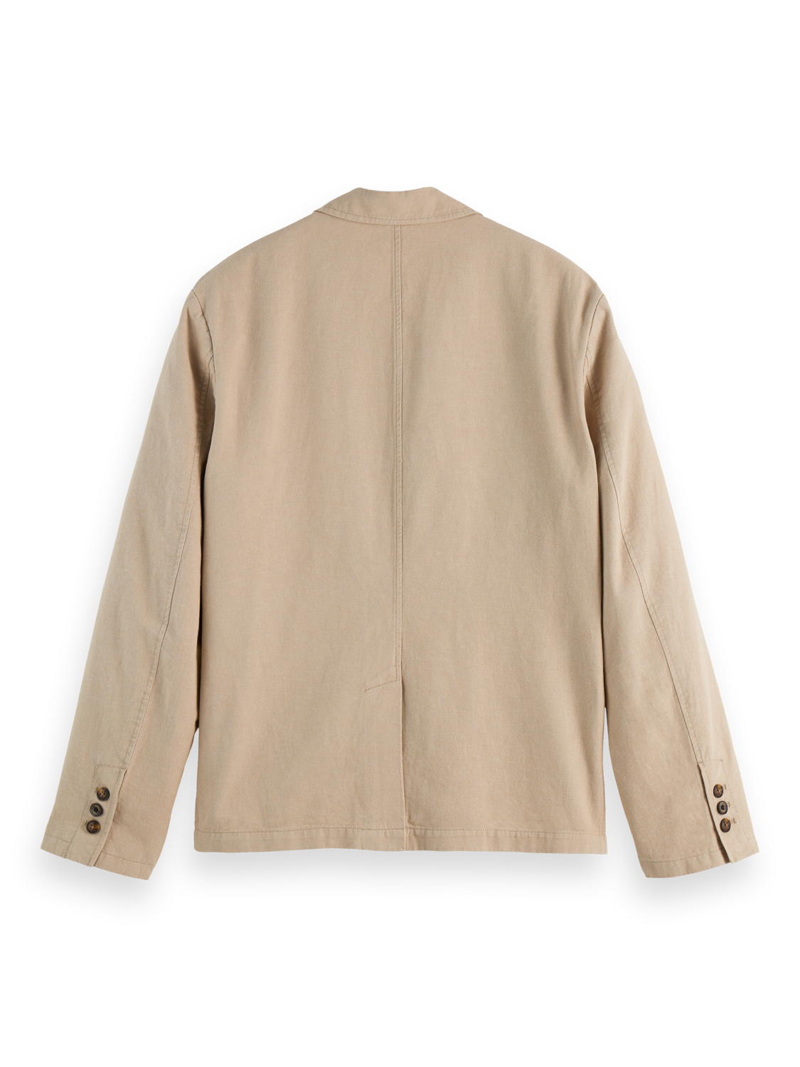 cotton linen twill blazer