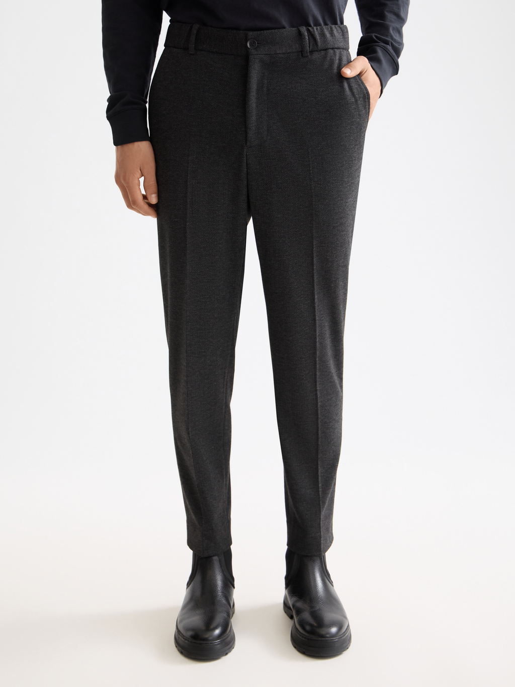 Finch Tailored jersey regular tapered jogger