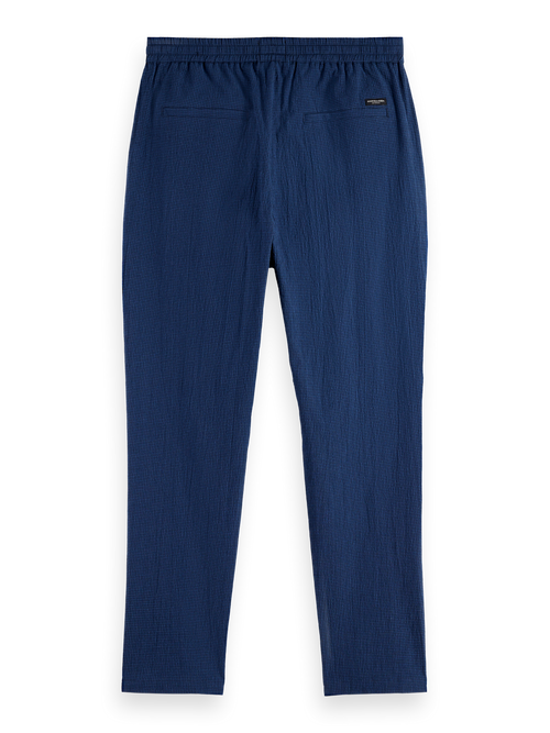 Finch Cotton blend seersucker jogger