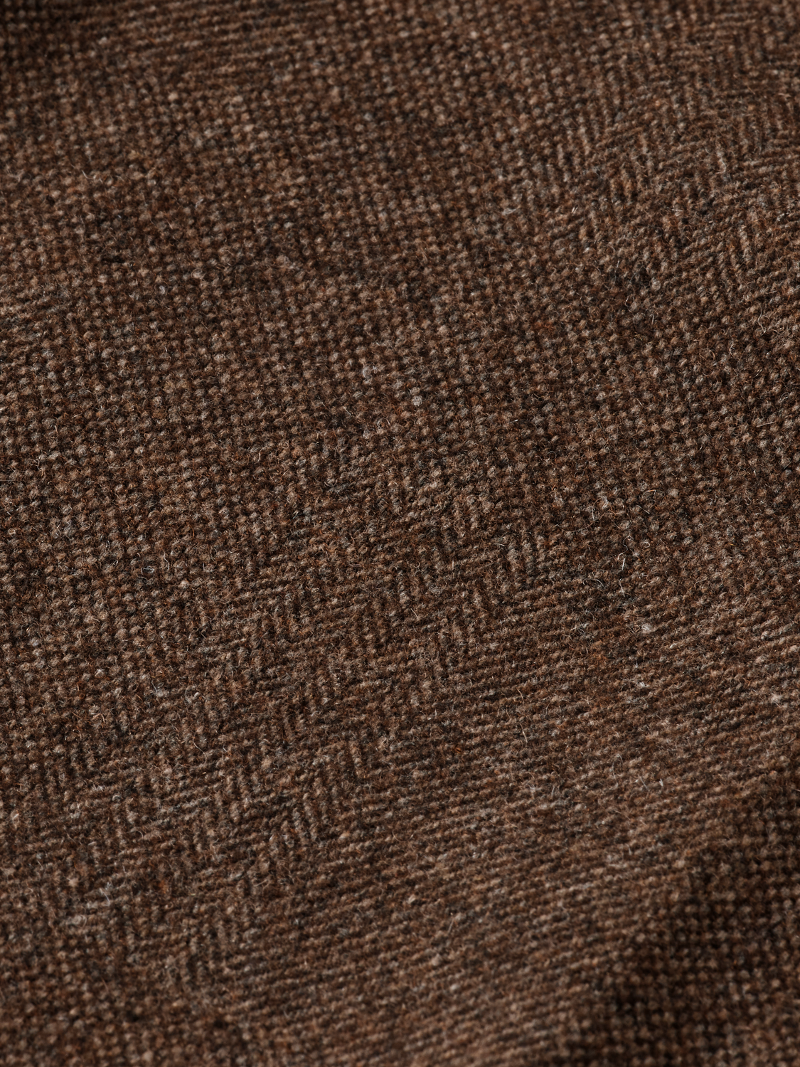 Yarn-dyed wool blend relaxed straight pleated chino
