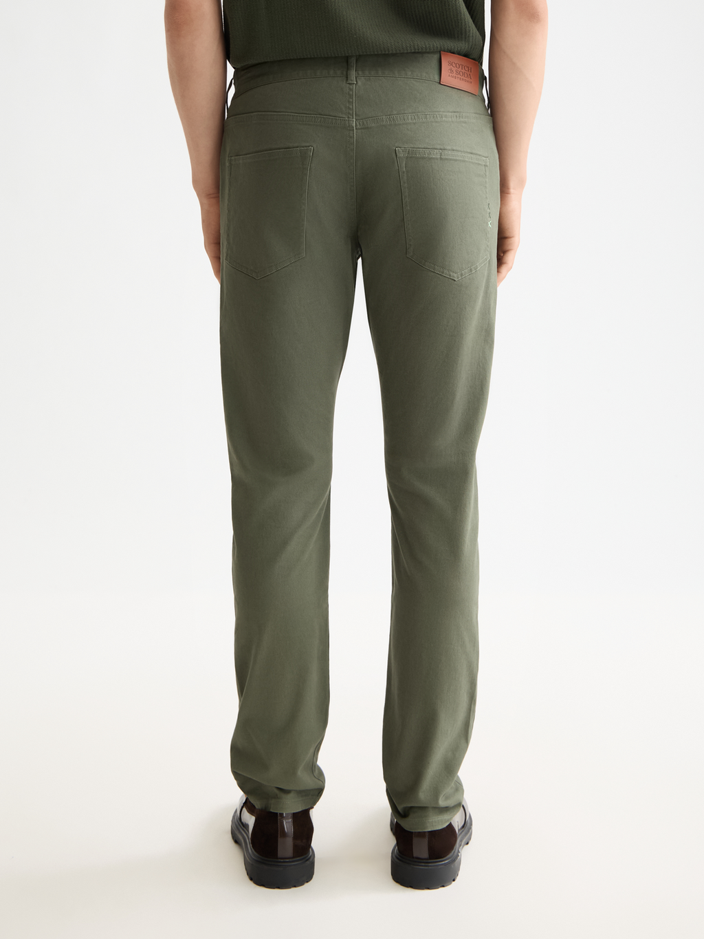 Ralston cotton-blend twill regular slim pant